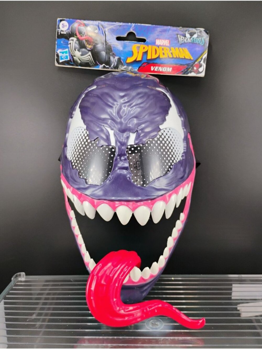Marvel Spider-Man Venom Mask With Adjustable Straps & Tongue